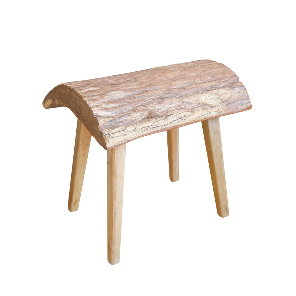 Weathered Teak Stool