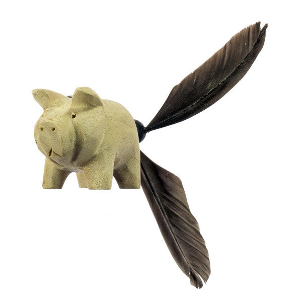 When Pigs Fly - Mobile Wood Wind Spinner