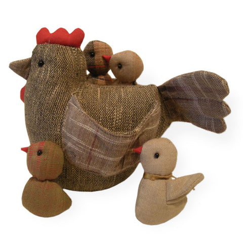 Hen with Four Chicks - Spirithouse - Thai Product Trade